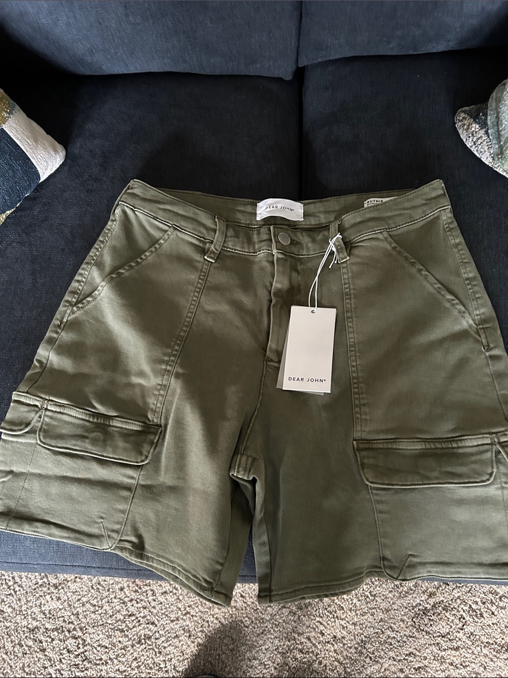 Dear John Ruthie Utility Cargo Shorts high rise size 30